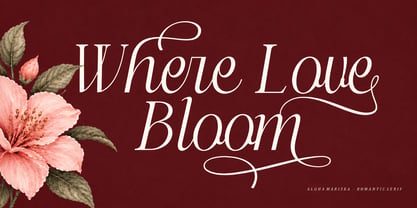 Aloha Mariska Font Poster 2