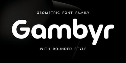 Gambyr Font Poster 1