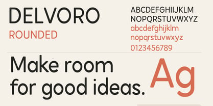 Delvoro Rounded Font Poster 6