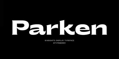 Parken Font Poster 1