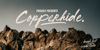 Copperhide Font Poster 1