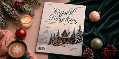 Christmas Midnight Font Poster 6