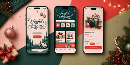 Christmas Midnight Font Poster 8