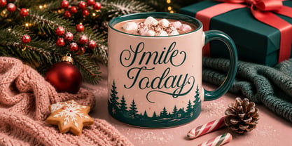 Christmas Midnight Font Poster 9