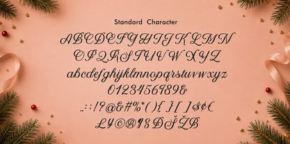 Christmas Midnight Font Poster 5