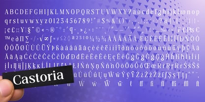 Castoria Font Poster 10