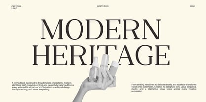 Castoria Font Poster 4