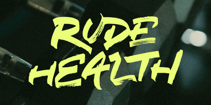 Bodyslam Font Poster 12