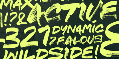 Bodyslam Font Poster 15