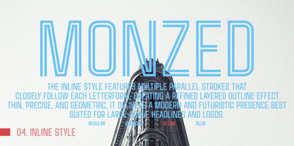 Monzed Font Poster 4