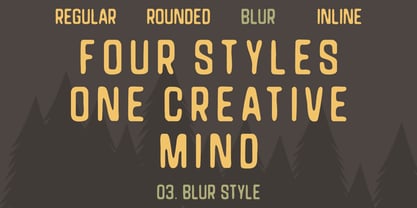 Monzed Font Poster 3