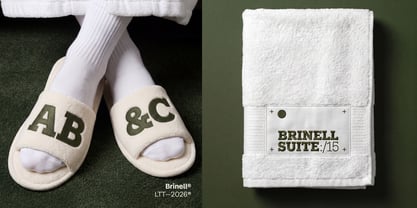 Brinell Font Poster 6