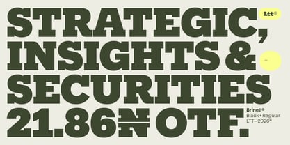 Brinell Font Poster 8
