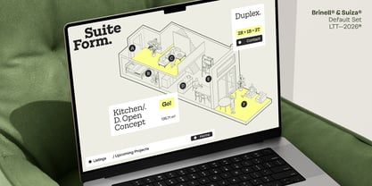Brinell Font Poster 4