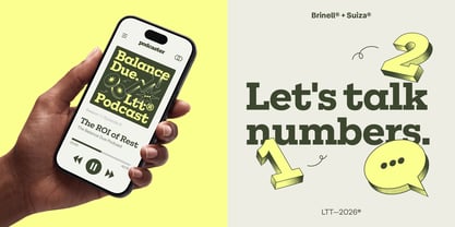 Brinell Font Poster 2