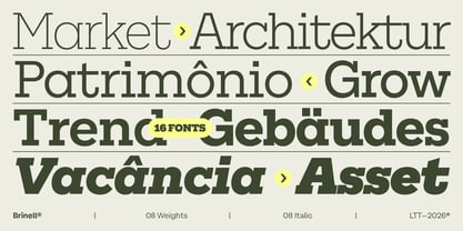 Brinell Font Poster 14