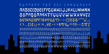 Batarang Font Poster 4