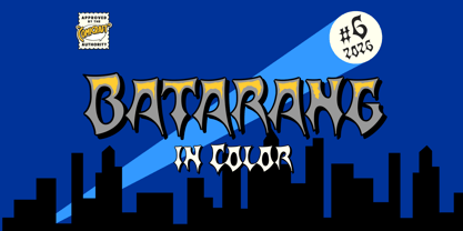 Batarang Font Poster 1