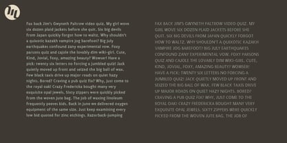 Gothico Antiqua Font Poster 2