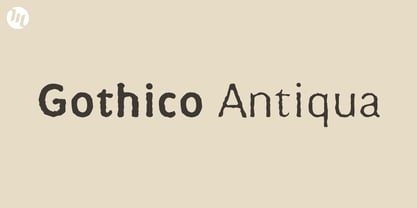 Gothico Antiqua Font Poster 1