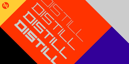 Distill Font Poster 1
