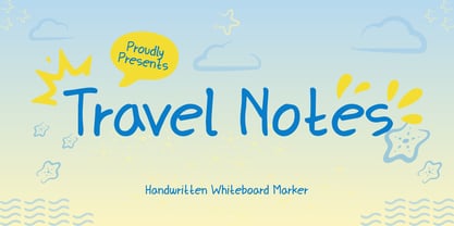 Travel Notes Font | Webfont & Desktop | MyFonts