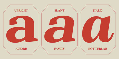 Aujord Font Poster 7