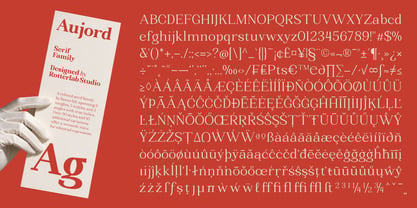 Aujord Font Poster 15