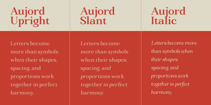 Aujord Font Poster 4