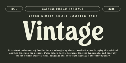 Cathune Font Poster 8