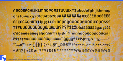 Fluctuation Font Poster 7