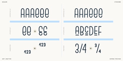 Escalope Font Poster 10