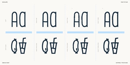 Escalope Font Poster 2