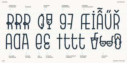 Escalope Font Poster 11