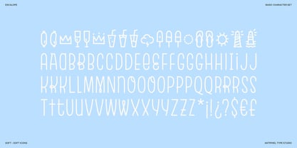 Escalope Font Poster 3