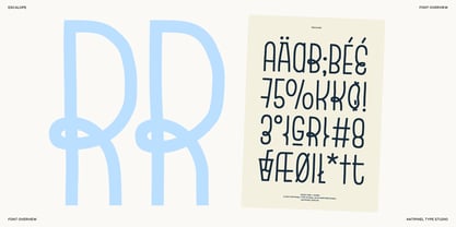 Escalope Font Poster 4