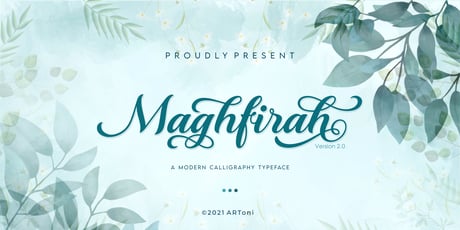 Top 16 free calligraphy fonts (& hand lettering) in 2024