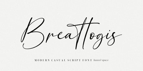 Rothary Modern Calligraphy Font, Hanzel Studio