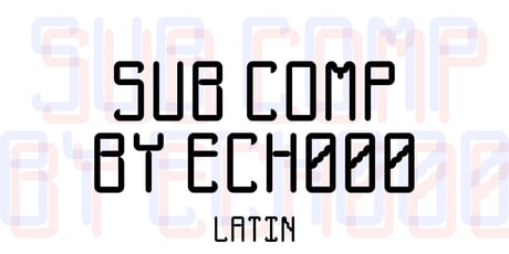 Computer Type Font