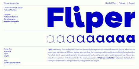 Flip Phone Text Font