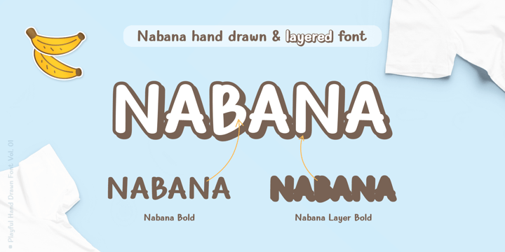 Nabana Font Poster 3