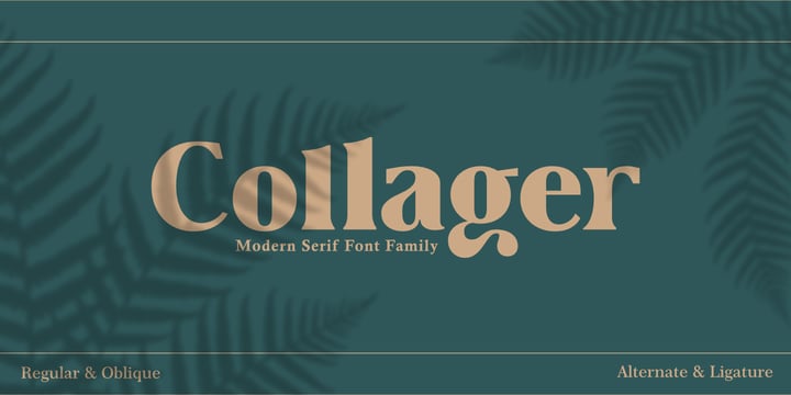 Collager Font Poster 1