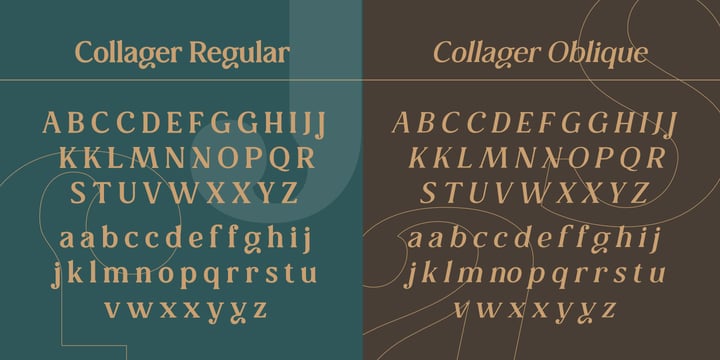 Collager Font Poster 8