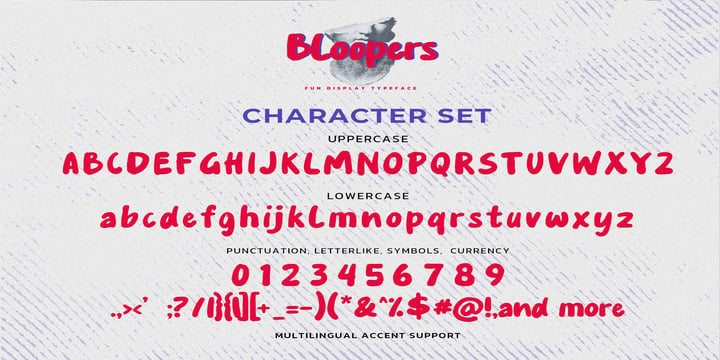 Bloopers Font Poster 6