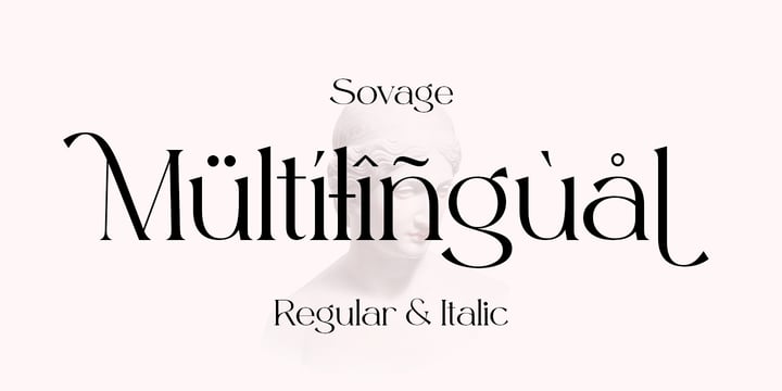 Sovage Font Poster 15