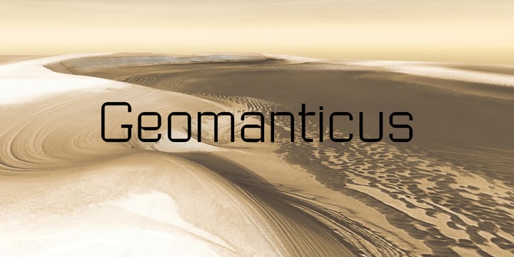 Geomanticus Font Poster 1