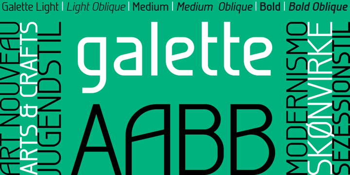 Galette Font Poster 1