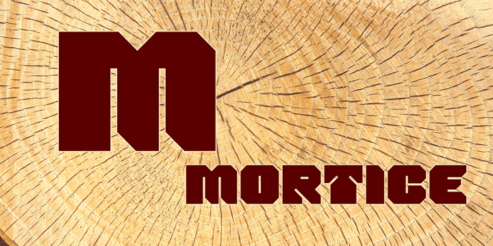 Mortice Font Poster 5