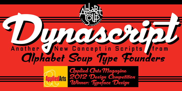 Dynascript Font Poster 1