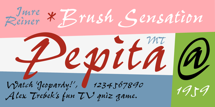 Pepita Font Poster 1